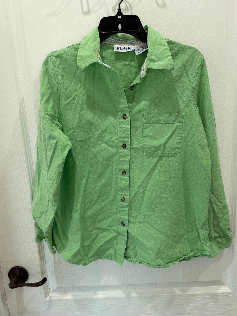Blair Green Long Sleeve Button-Up Shirt